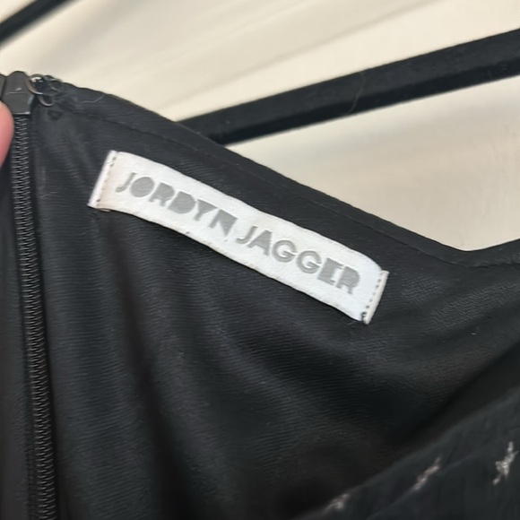 Jordyn Jagger Black Ruffle Skirt with Metallic Stars - Picture 3 of 4